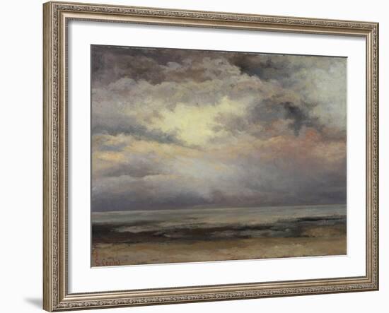 L'Immensite, c.1869-Gustave Courbet-Framed Giclee Print