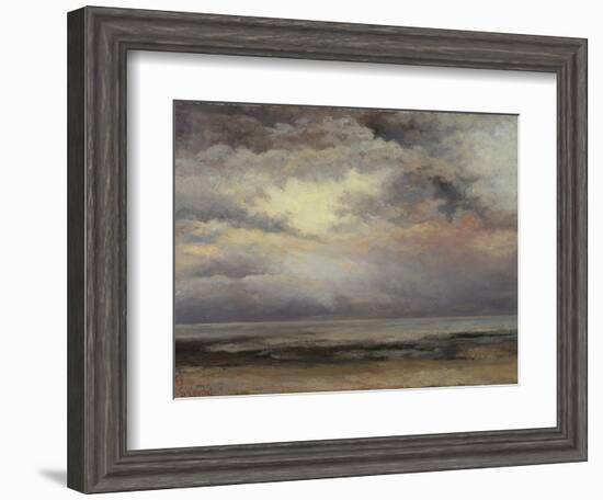 L'Immensite, c.1869-Gustave Courbet-Framed Giclee Print