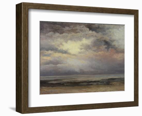 L'Immensite, c.1869-Gustave Courbet-Framed Giclee Print