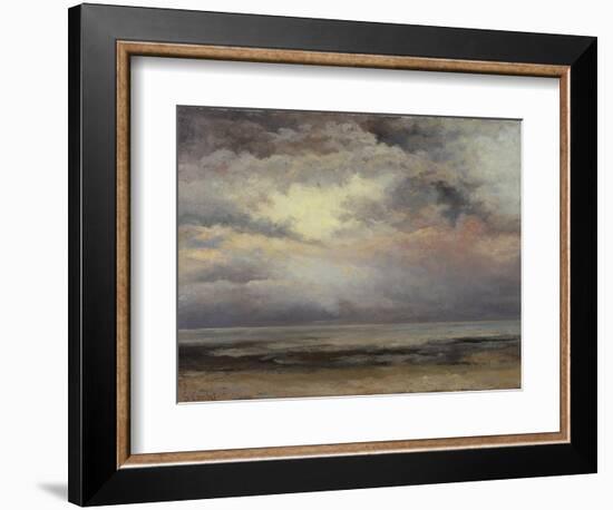 L'Immensite, c.1869-Gustave Courbet-Framed Giclee Print