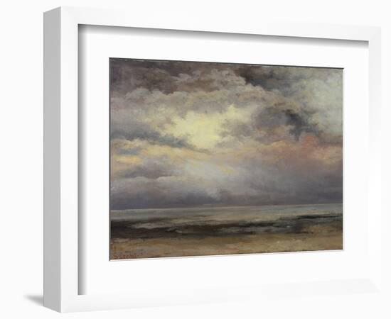 L'Immensite, c.1869-Gustave Courbet-Framed Giclee Print