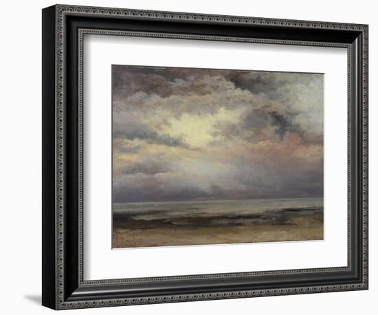 L'Immensite, c.1869-Gustave Courbet-Framed Giclee Print