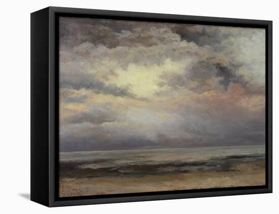 L'Immensite, c.1869-Gustave Courbet-Framed Premier Image Canvas