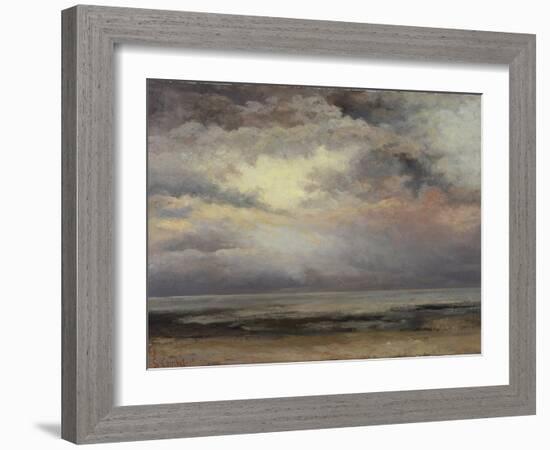 L'Immensite, c.1869-Gustave Courbet-Framed Giclee Print