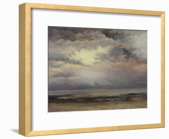 L'Immensite, c.1869-Gustave Courbet-Framed Giclee Print