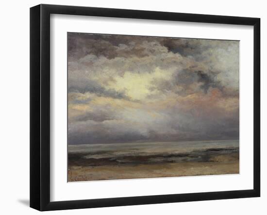 L'Immensite, c.1869-Gustave Courbet-Framed Giclee Print