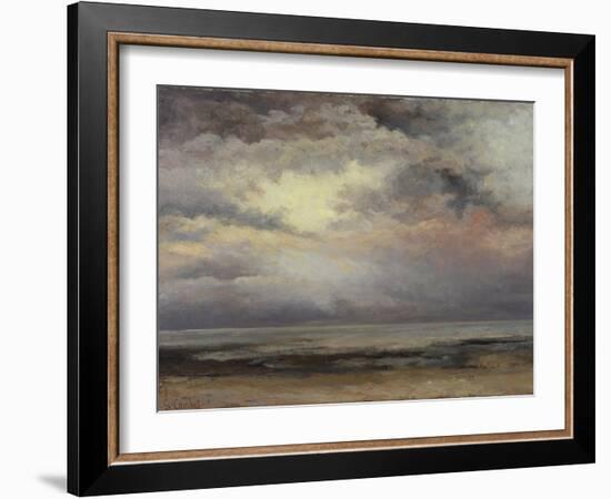 L'Immensite, c.1869-Gustave Courbet-Framed Giclee Print