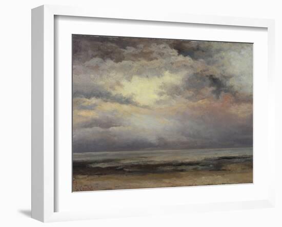 L'Immensite, c.1869-Gustave Courbet-Framed Giclee Print