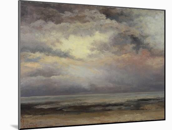 L'Immensite, c.1869-Gustave Courbet-Mounted Giclee Print