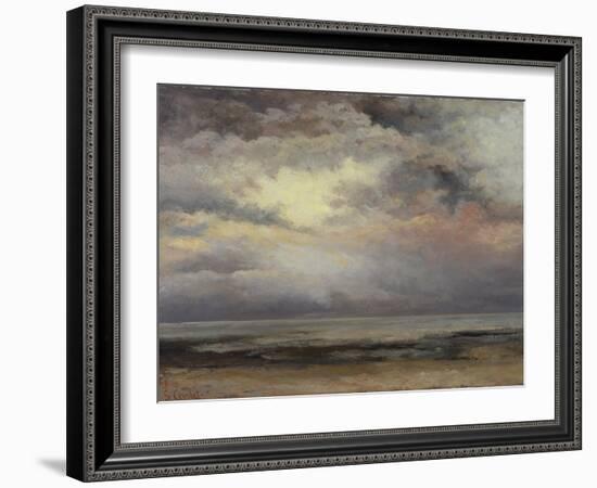 L'Immensite, c.1869-Gustave Courbet-Framed Giclee Print