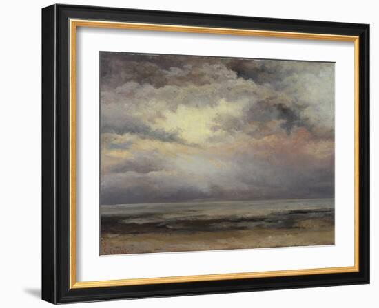 L'Immensite, c.1869-Gustave Courbet-Framed Giclee Print