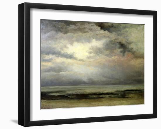 L'Immensite-Gustave Courbet-Framed Giclee Print