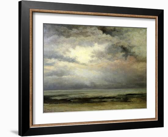 L'Immensite-Gustave Courbet-Framed Giclee Print