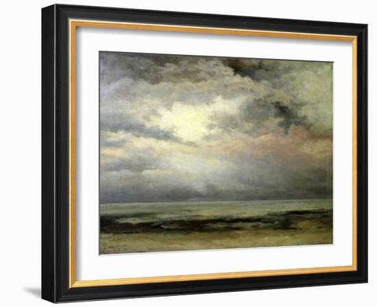 L'Immensite-Gustave Courbet-Framed Giclee Print