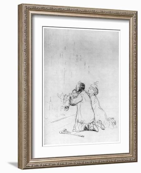 L'Imploration a La Grotte, C1870-1930-Jean Louis Forain-Framed Giclee Print