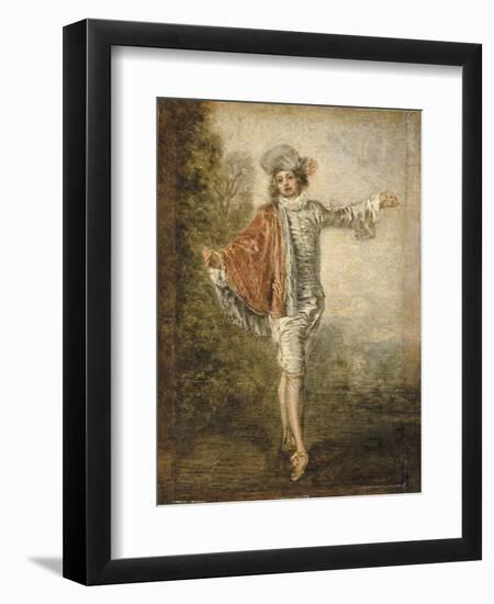 L'Indifférent-Jean Antoine Watteau-Framed Giclee Print