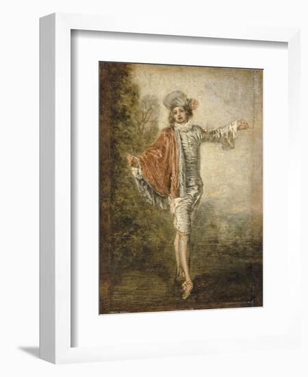 L'Indifférent-Jean Antoine Watteau-Framed Giclee Print