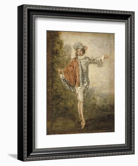 L'Indifférent-Jean Antoine Watteau-Framed Giclee Print