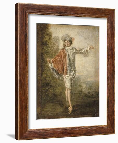 L'Indifférent-Jean Antoine Watteau-Framed Giclee Print