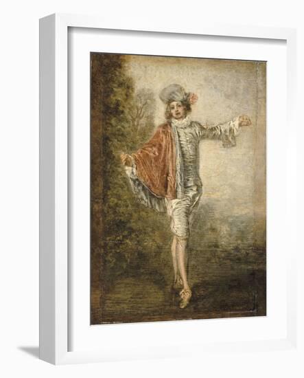 L'Indifférent-Jean Antoine Watteau-Framed Giclee Print