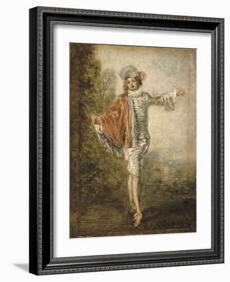 L'Indifférent-Jean Antoine Watteau-Framed Giclee Print