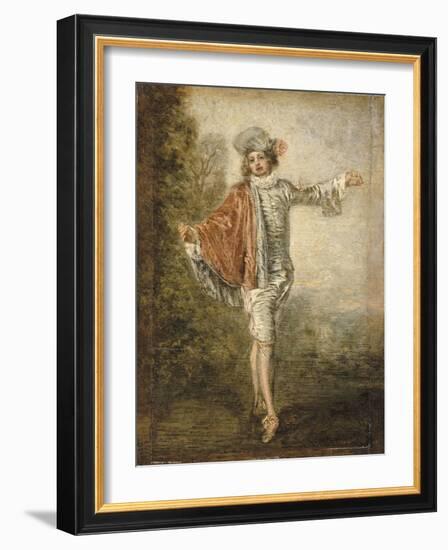 L'Indifférent-Jean Antoine Watteau-Framed Giclee Print