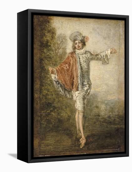 L'Indifférent-Jean Antoine Watteau-Framed Premier Image Canvas