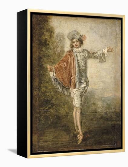 L'Indifférent-Jean Antoine Watteau-Framed Premier Image Canvas