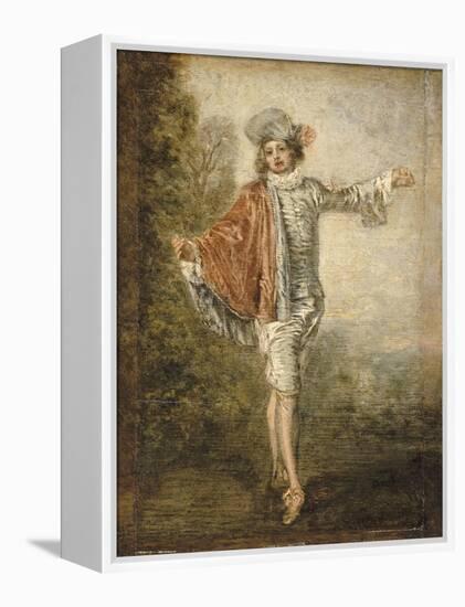 L'Indifférent-Jean Antoine Watteau-Framed Premier Image Canvas