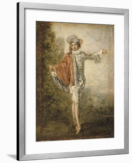 L'Indifférent-Jean Antoine Watteau-Framed Giclee Print