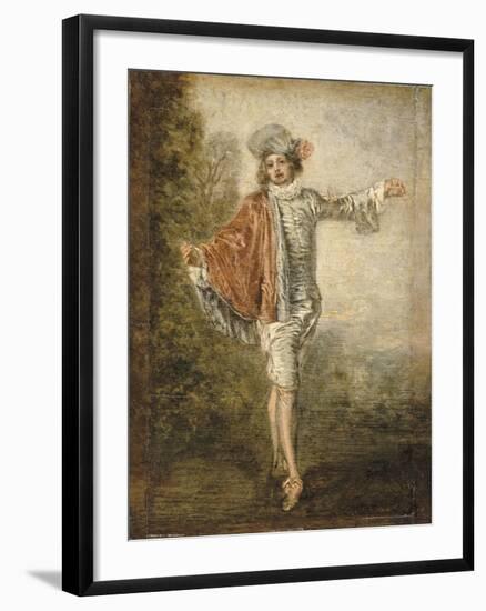 L'Indifférent-Jean Antoine Watteau-Framed Giclee Print