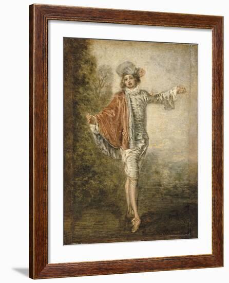 L'Indifférent-Jean Antoine Watteau-Framed Giclee Print