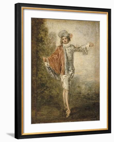 L'Indifférent-Jean Antoine Watteau-Framed Giclee Print