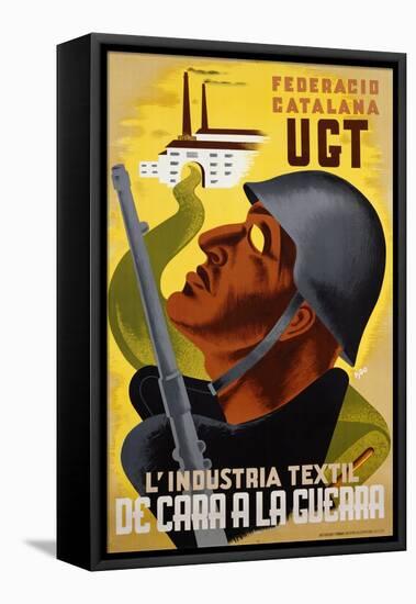 L'Industria Textil De Cara a La Guerra Poster-null-Framed Premier Image Canvas