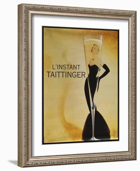 L'instant Taittinger-Vintage Apple Collection-Framed Giclee Print