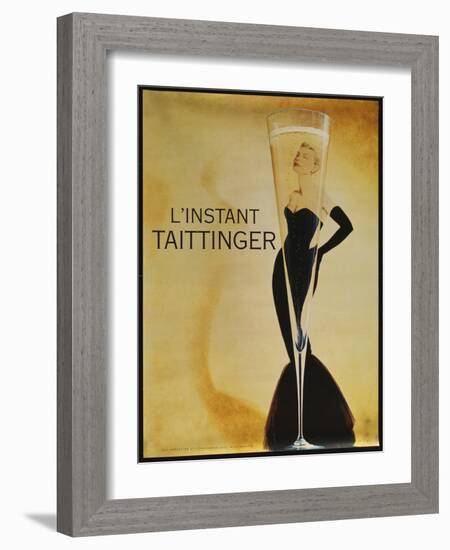 L'instant Taittinger-Vintage Apple Collection-Framed Giclee Print