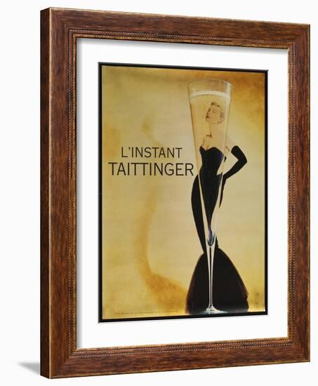 L'instant Taittinger-Vintage Apple Collection-Framed Giclee Print