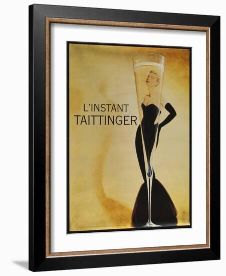 L'instant Taittinger-Vintage Apple Collection-Framed Giclee Print