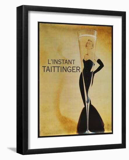 L'instant Taittinger-Vintage Apple Collection-Framed Giclee Print