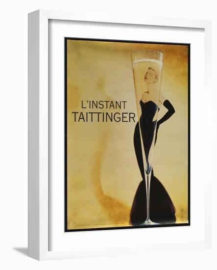 L'instant Taittinger-Vintage Apple Collection-Framed Giclee Print