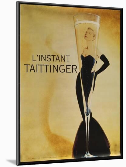 L'instant Taittinger-Vintage Apple Collection-Mounted Giclee Print