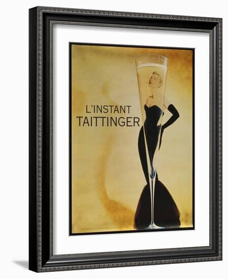 L'instant Taittinger-Vintage Apple Collection-Framed Giclee Print