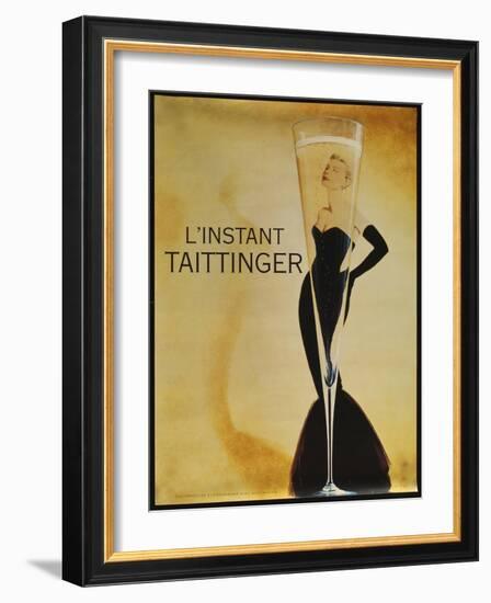 L'instant Taittinger-Vintage Apple Collection-Framed Giclee Print