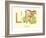 L is for Lamb-null-Framed Art Print