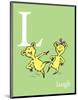 L is for Laugh (green)-Theodor (Dr. Seuss) Geisel-Mounted Art Print