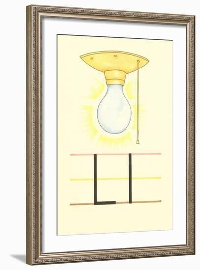 L Is for Light-null-Framed Art Print