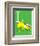 L is for Lion (green)-Theodor (Dr. Seuss) Geisel-Framed Art Print