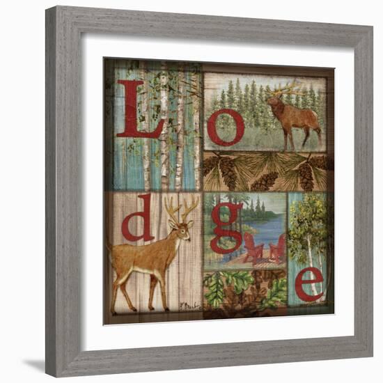 L is for Lodge-Paul Brent-Framed Art Print