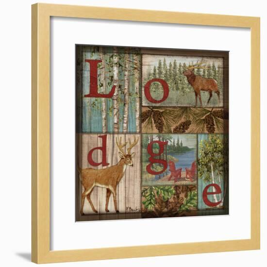 L is for Lodge-Paul Brent-Framed Art Print