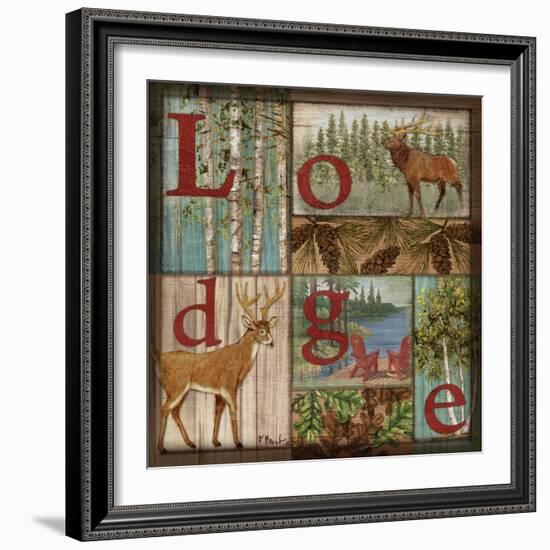 L is for Lodge-Paul Brent-Framed Art Print